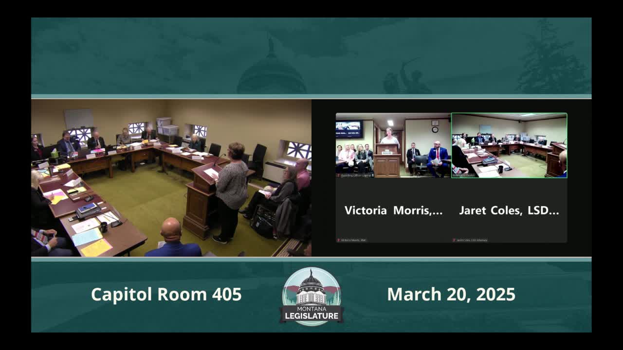 Montana Senate committee discusses tax relief for families receiving disability benefits