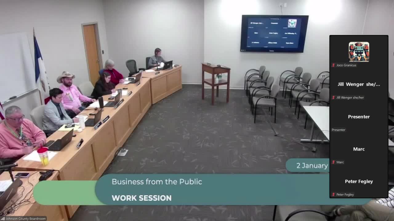 Johnson County supervisors approve agenda, direct staff to place floating-holiday amendment and reassign liaisons