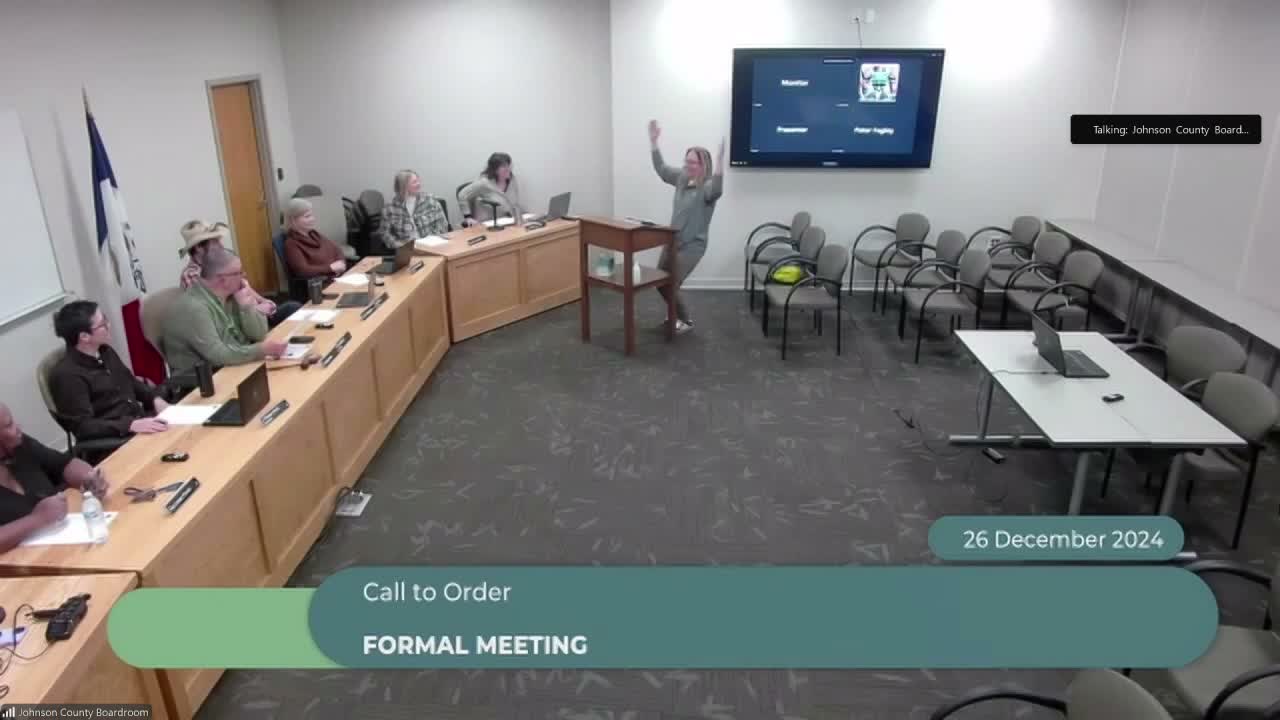 Colleagues and residents thank departing Johnson County supervisor Royceann as she announces new Teamsters role