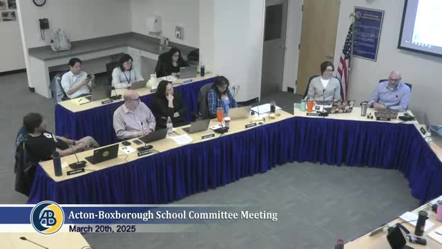 Acton collaborates on school budget strategies ahead of April 3 meeting