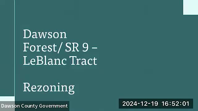 Dawson County debates future land use plan amid community concerns and proposed residential development