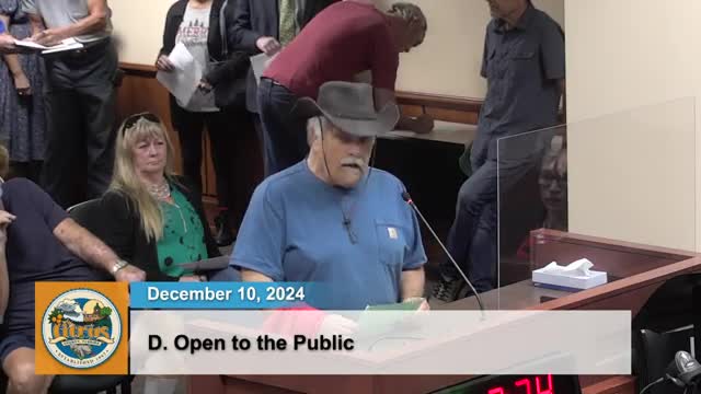 Residents oppose proposal to limit public speaking at Crystal River council meetings