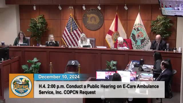 eCare Ambulance proposes expansion to meet Citrus County healthcare demands