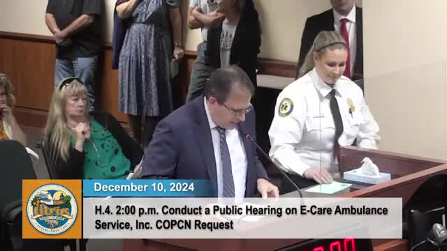 eCare Ambulance seeks approval for expanded non-emergency services in Citrus County