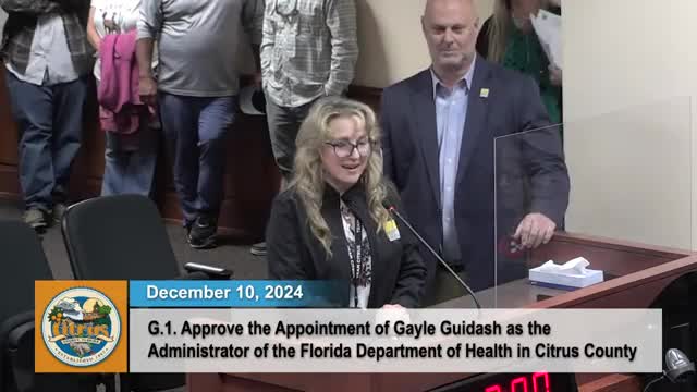 Citrus County approves emergency funding and storm recovery measures