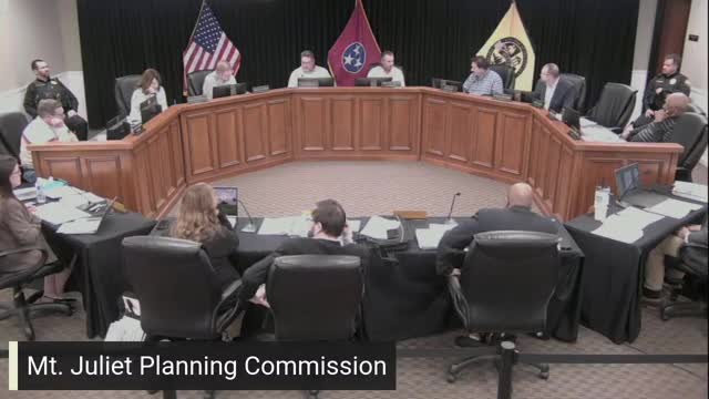 Mount Juliet Planning Commission approves Tillman Place development and interchange design