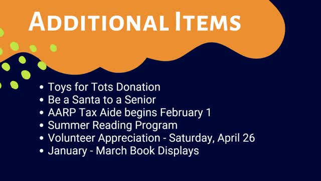 Lakes Region Library plans winter book displays and February fundraiser