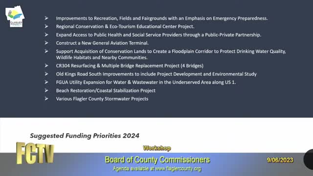 Palm Coast priorities set for utility expansion and conservation initiatives