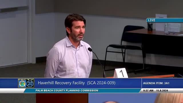 Zoning Commission debates residential compatibility of new facility near Haver Hill