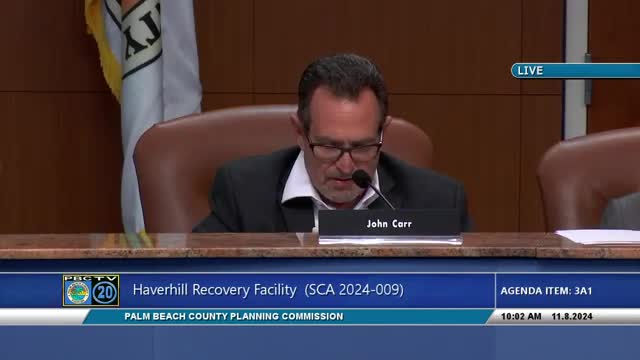 West Palm Beach Council denies Haverhill Recovery Facility land use application