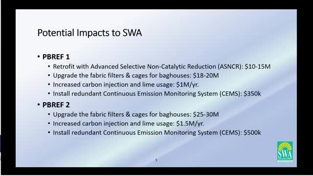 Palm Beach officials discuss costly upgrades for waste energy facilities amidst new regulations