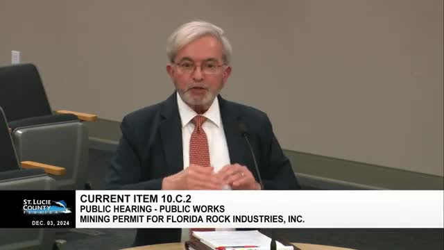 Vulcan Materials proposes community advisory board for St. Lucie County mining operations