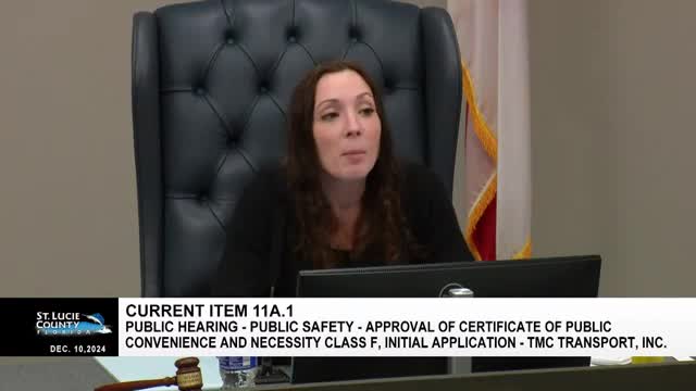 Commissioners approve motion during public hearing without community input