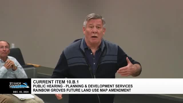 Port St. Lucie residents demand traffic studies before approving new industrial developments
