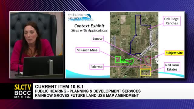 Port Saint Lucie officials discuss neighborhood growth and industrial zoning concerns