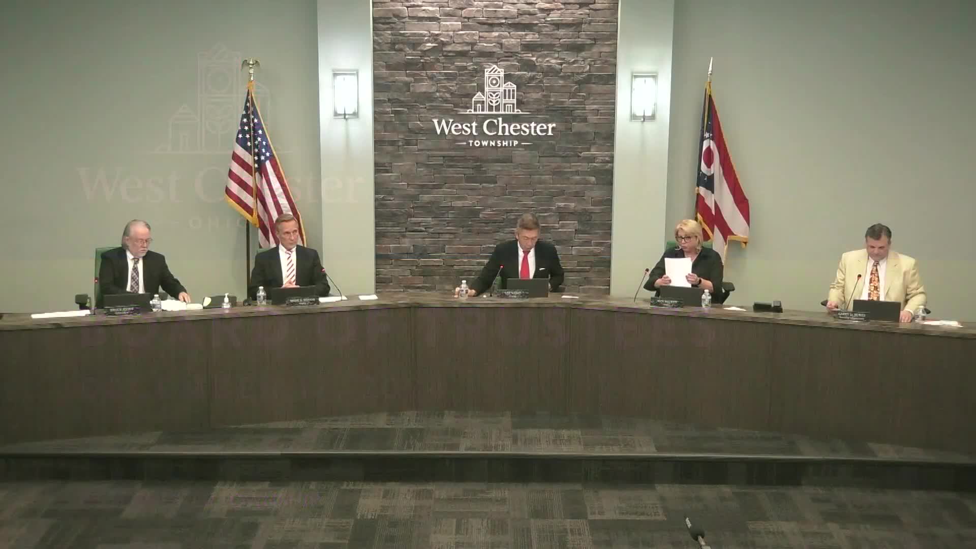 Westchester Township Board receives Auditor of State Award with distinction