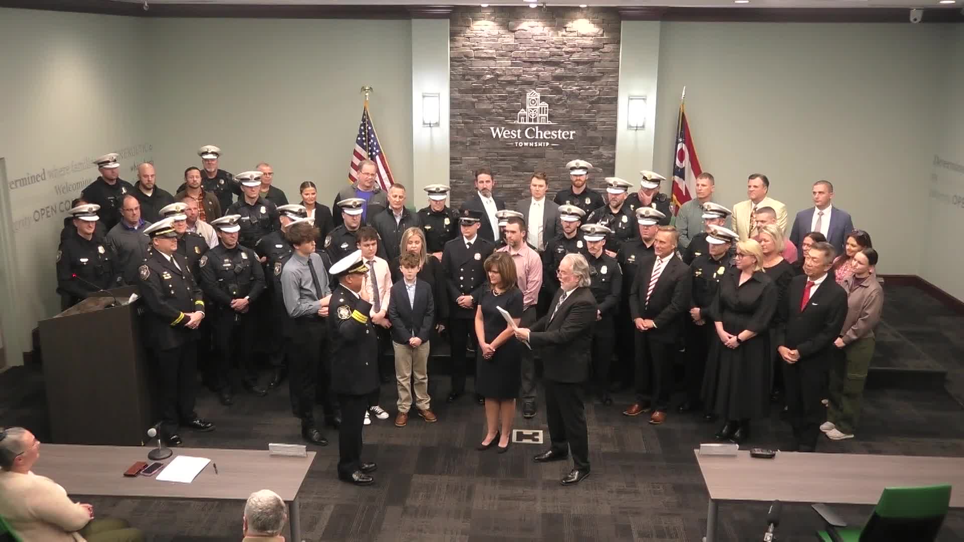 Sydney Soarer sworn in as chief of police for Westchester Township Ohio