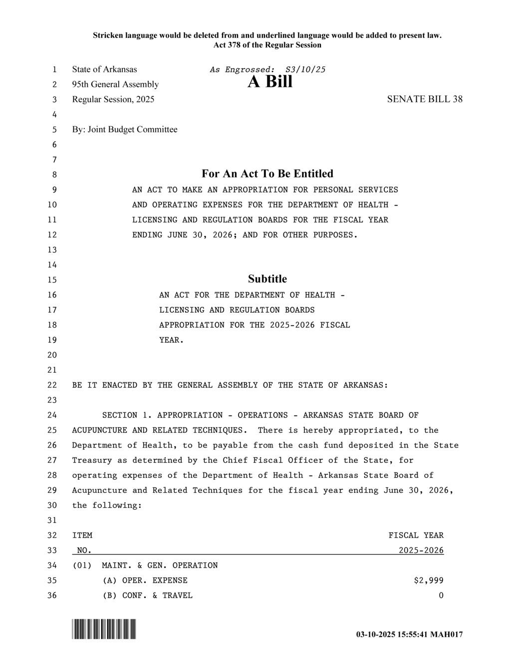 Arkansas Dietetics Licensing Board approves $372K budget for 2025-2026 operations