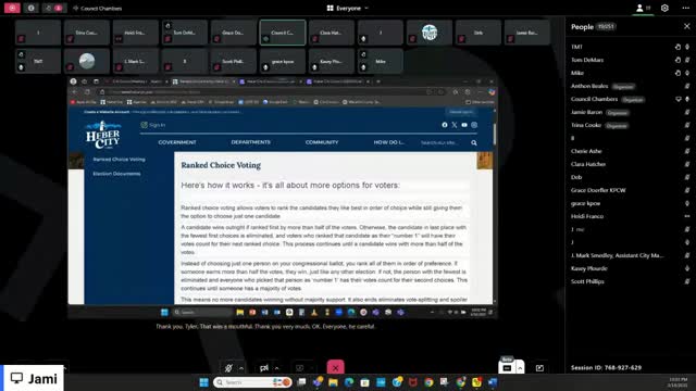 Public comments spark debate on ranked choice voting and ballot count transparency