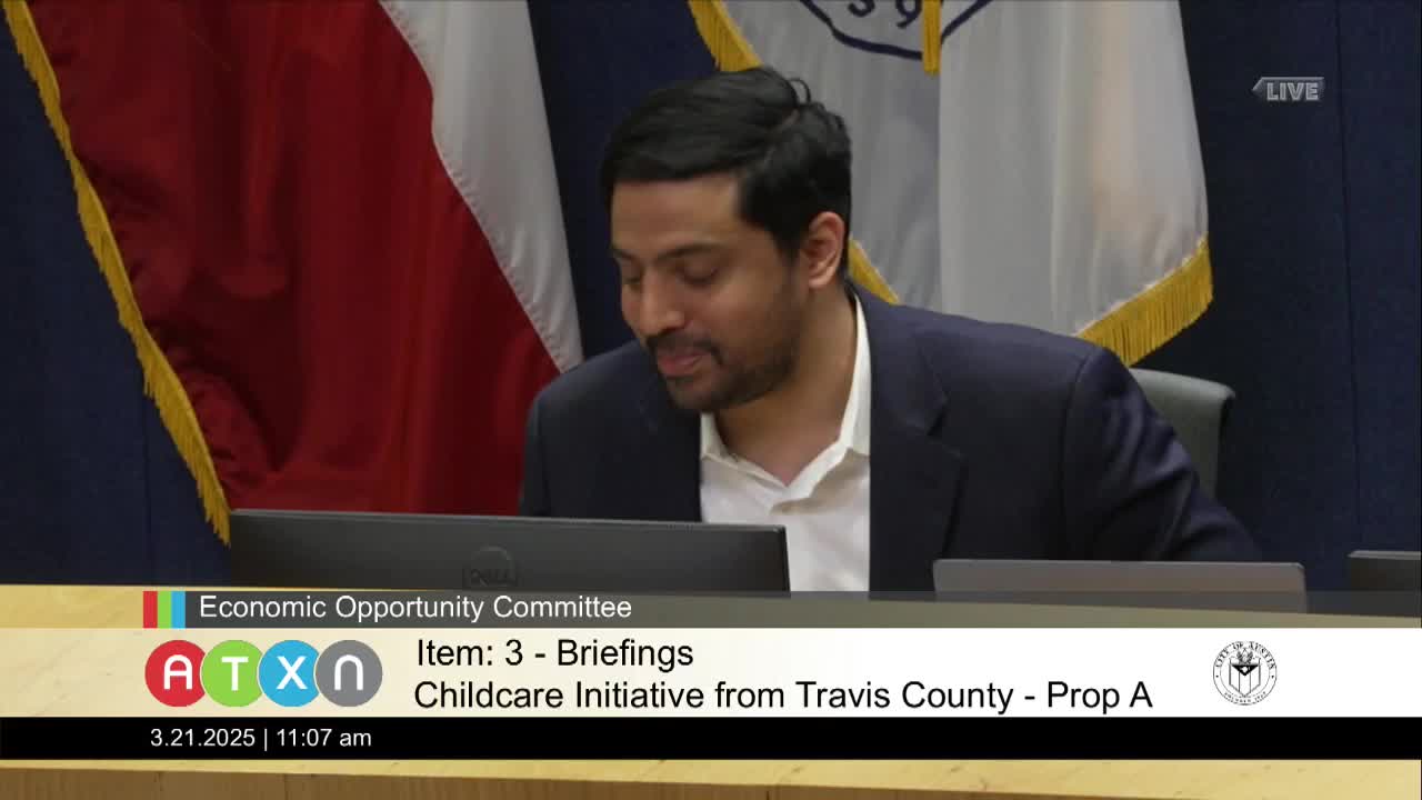 Travis County begins phased rollout of voter-approved Prop A childcare fund, seeks community input