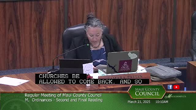 Vice Chair Sugimura raises concerns on fire impact during final bill discussion