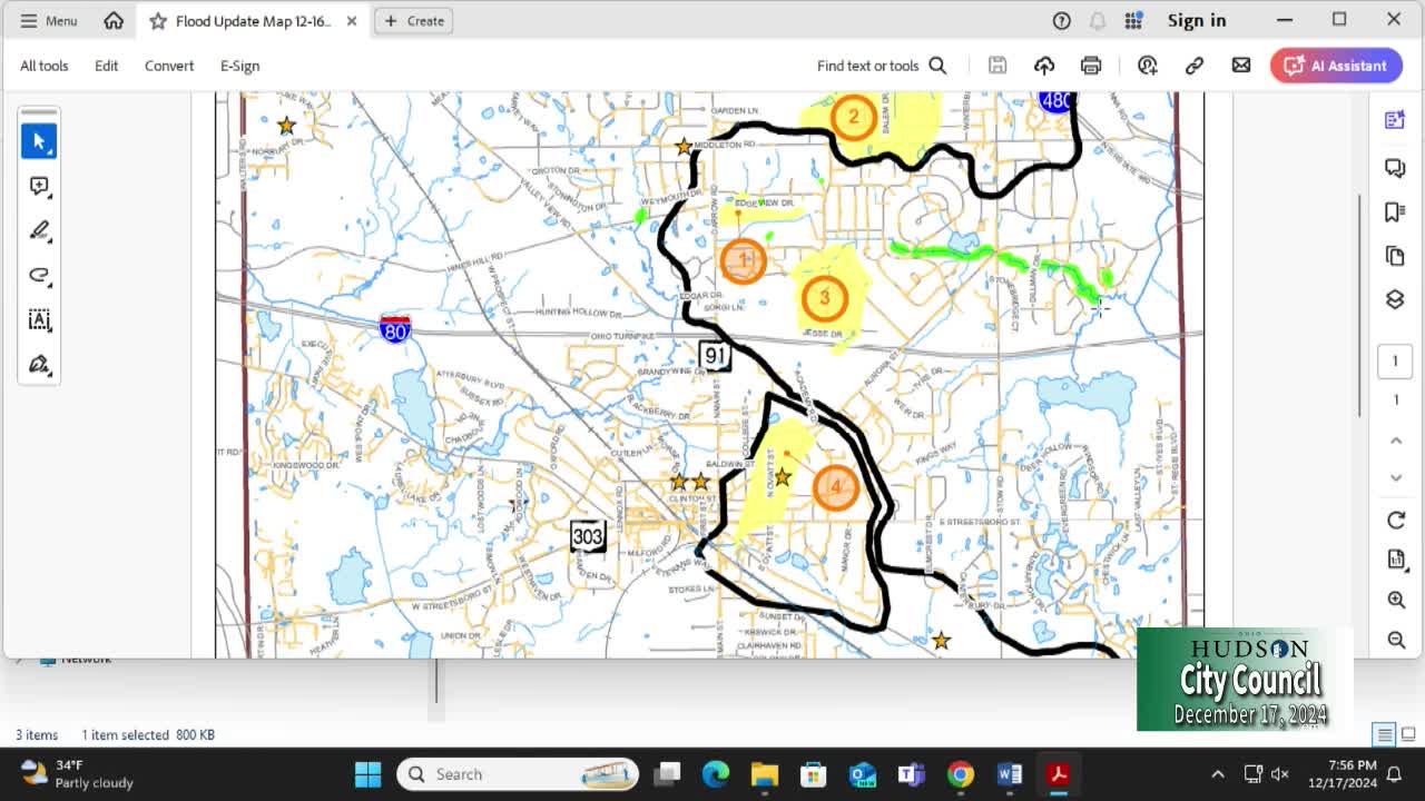 City discusses Tinkers Creek watershed study and flooding solutions for neighborhoods