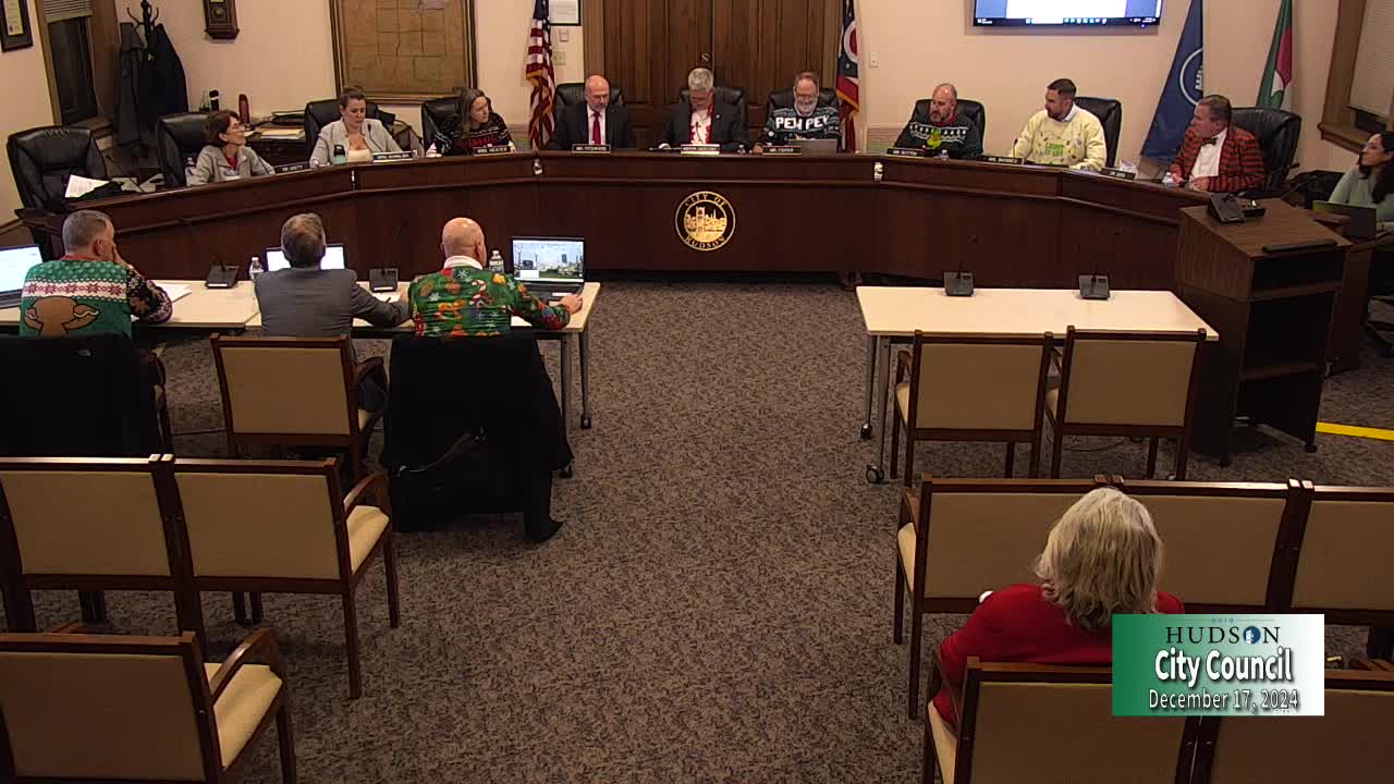 Hudson City Council celebrates successful Christkindl Market and plans intersection redesign