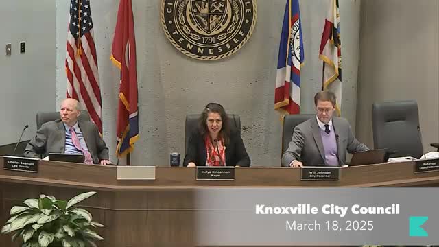 Knoxville Council holds meeting ahead of Big Ears music festival