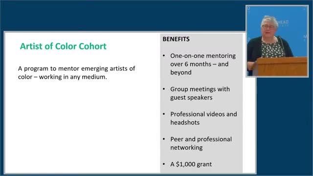 New artist mentoring program offers grants and networking opportunities