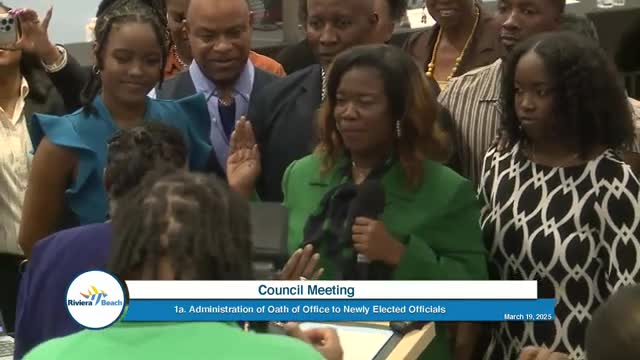 Ursula Davis Peneer sworn in as Riviera Beach City Council member