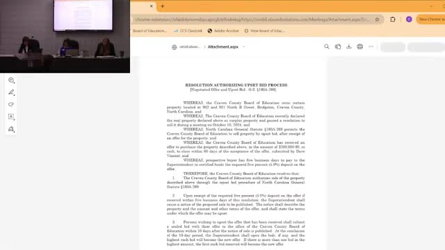 Board approves upset-bid sale process for Bridgerton property, accepts $200,000 offer