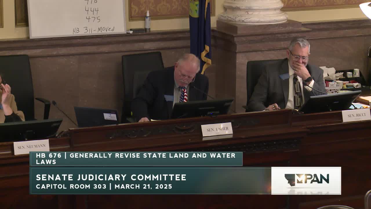 Anna Pakenham Stevenson addresses Water Resources Committee on critical water issues