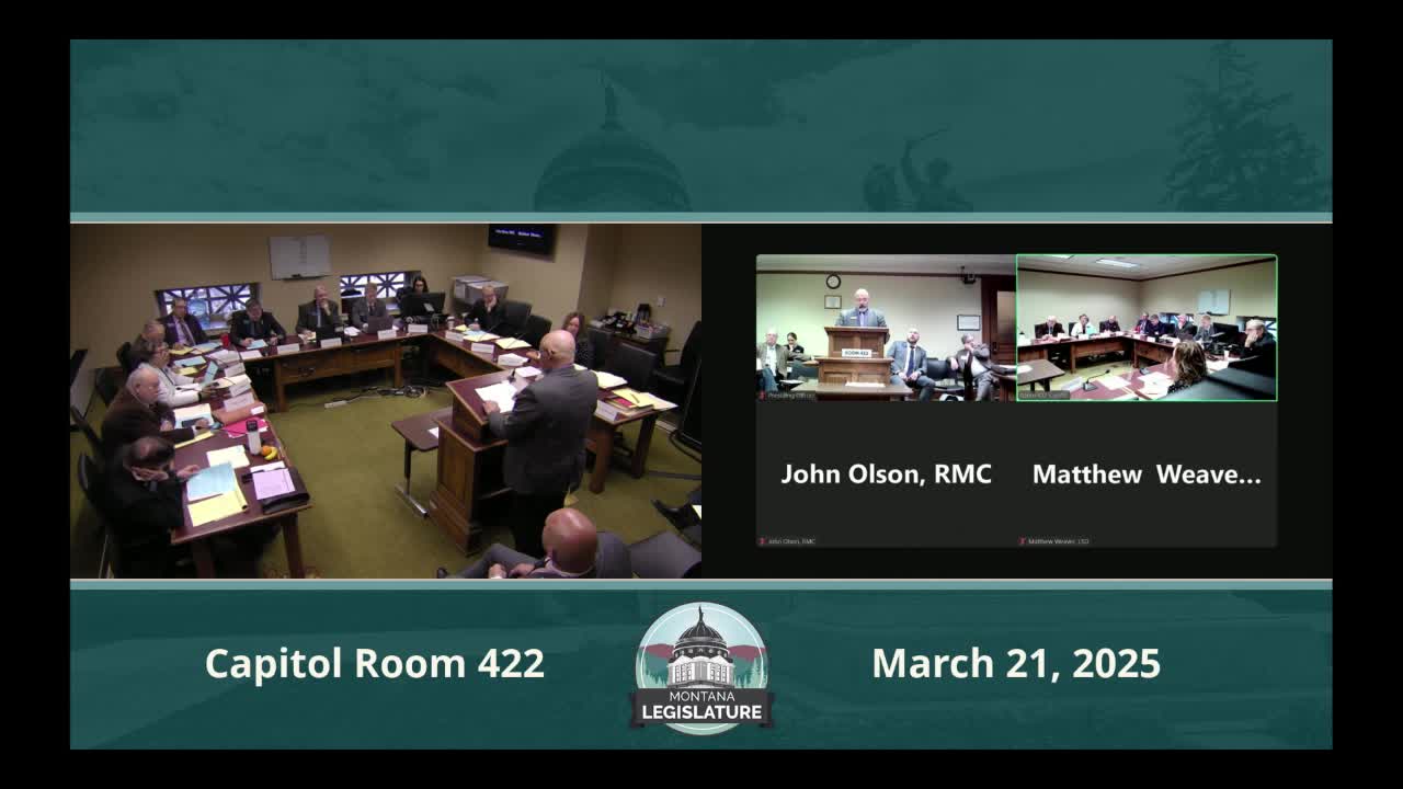 Montana Senate discusses homeowner rights in insurance risk ratings bill