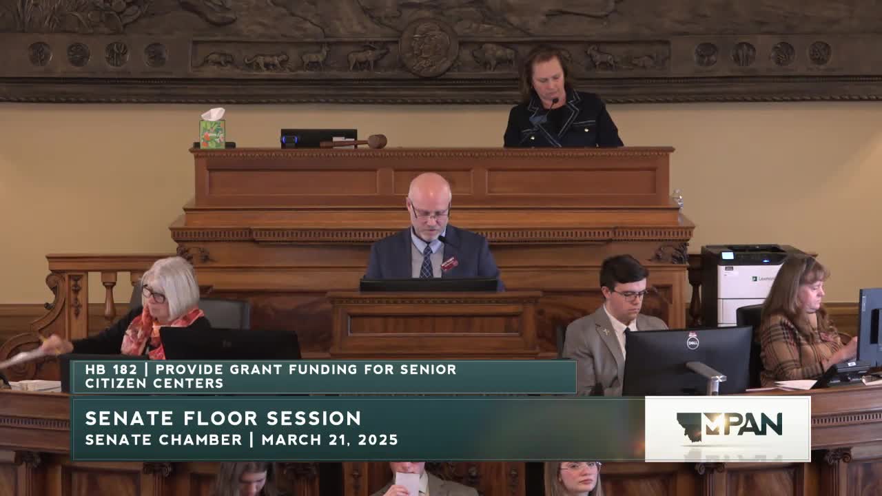 Senate approves $5 million competitive grant program for senior centers after debate over costs and eligibility