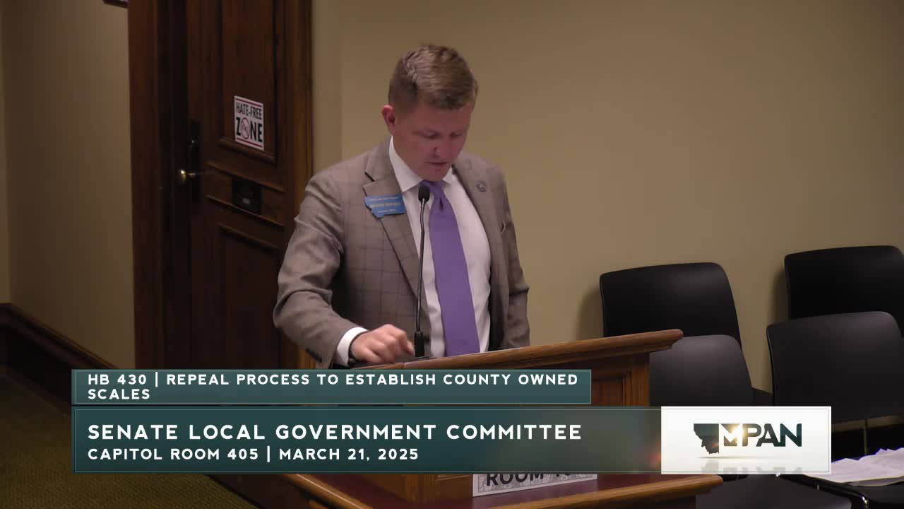 Senate Local Government concurs in six House bills, approves fee amendment for clerk/recorder filings