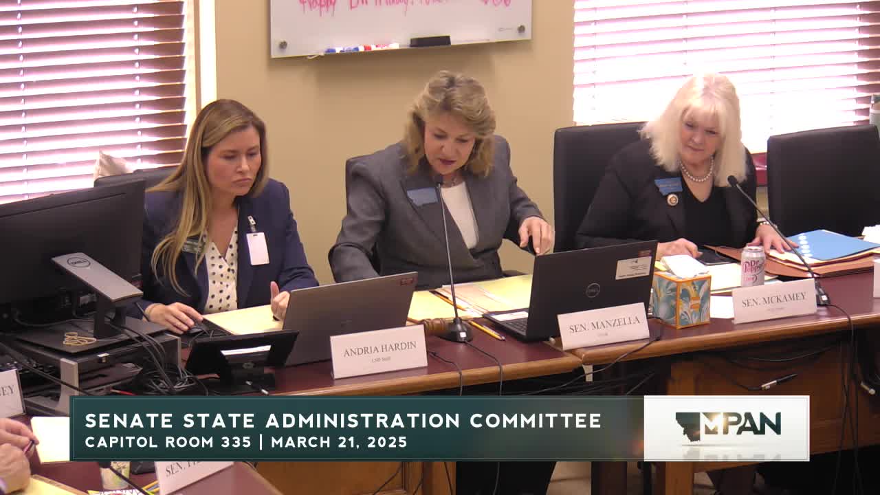 Senate State Administration committee quickly concurs with four election, retirement and administrative bills