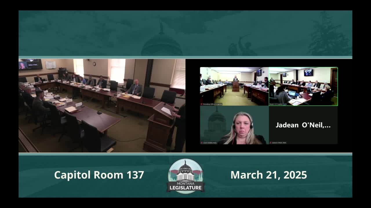 Alex Du Bois advocates for HB 654 to support working families in Butte Montana