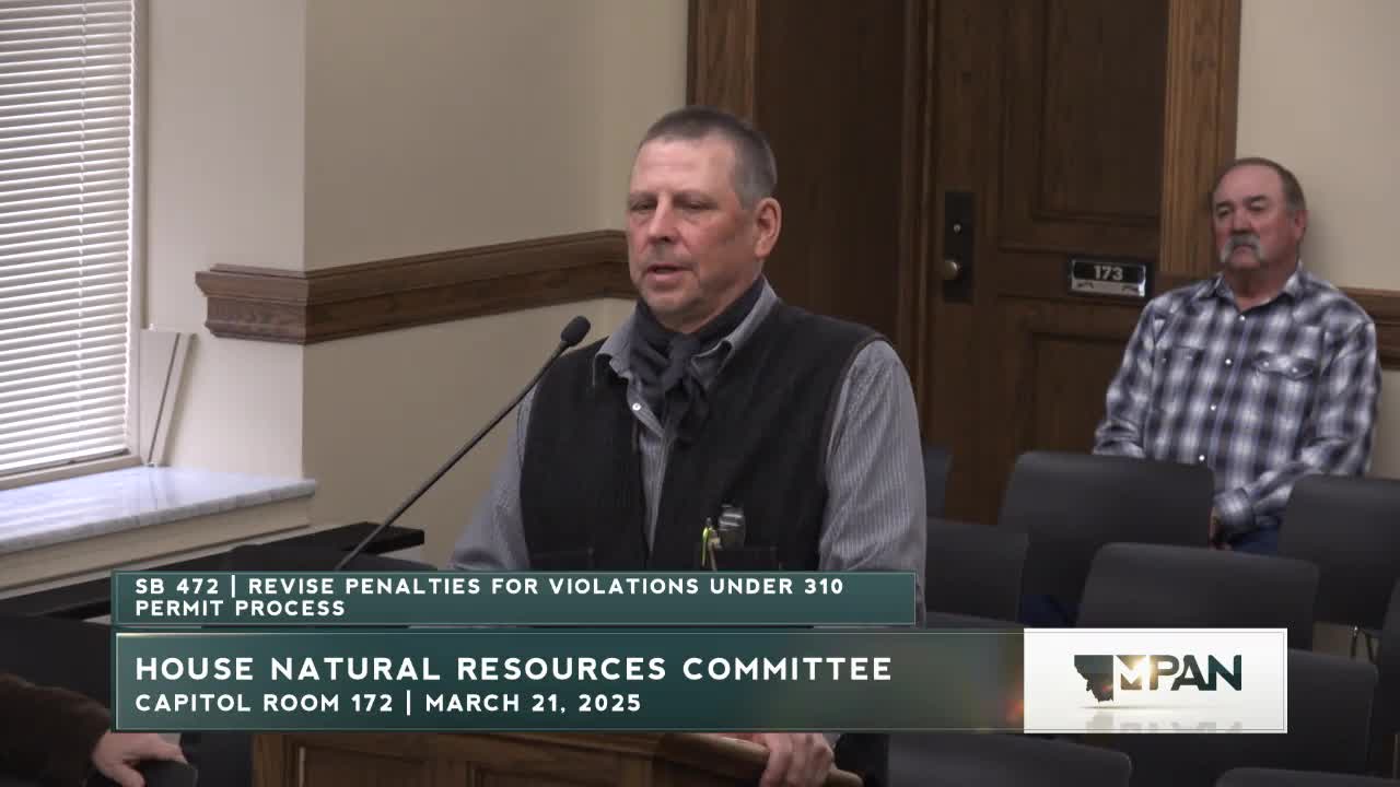 Senator proposes stronger enforcement for conservation districts during committee hearing