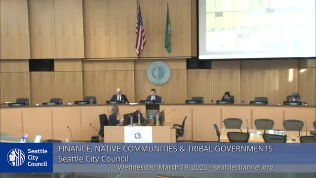 Committee recommends confirmation of Kirsten Grove as Seattle finance director