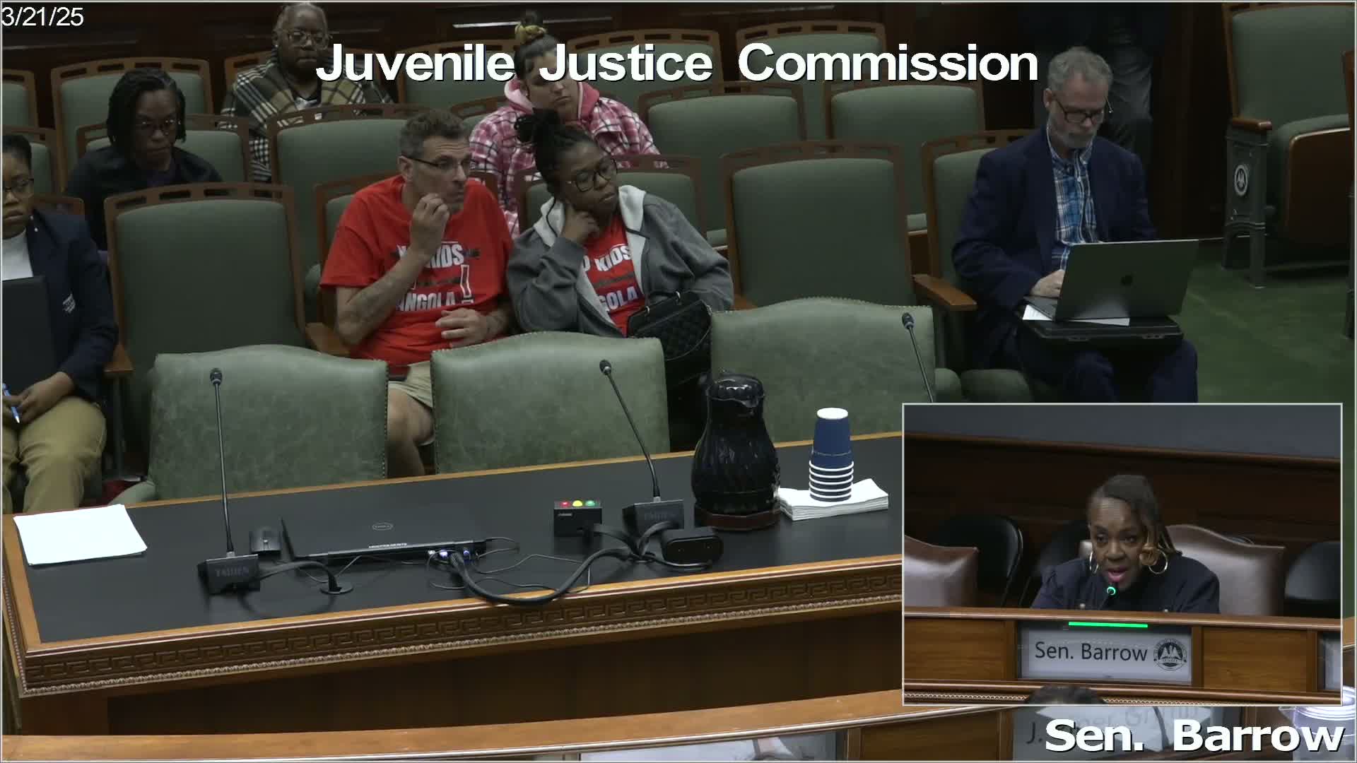 Senator Barrow opposes Amendment 3 impacting Louisiana's at-risk youth
