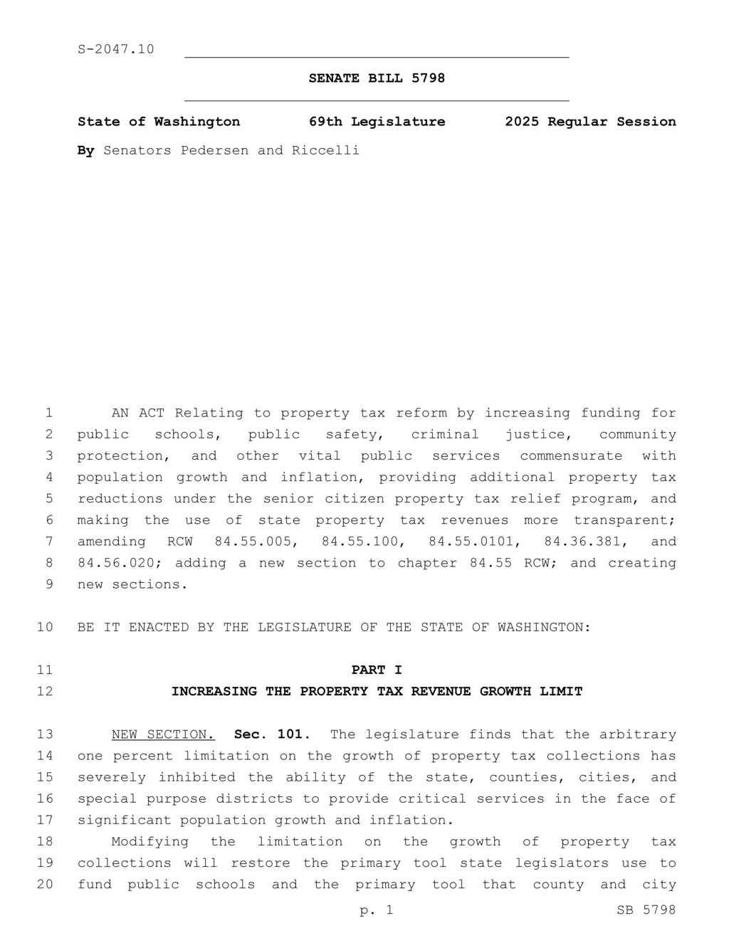 Legislature outlines new property tax exemption criteria for seniors and veterans