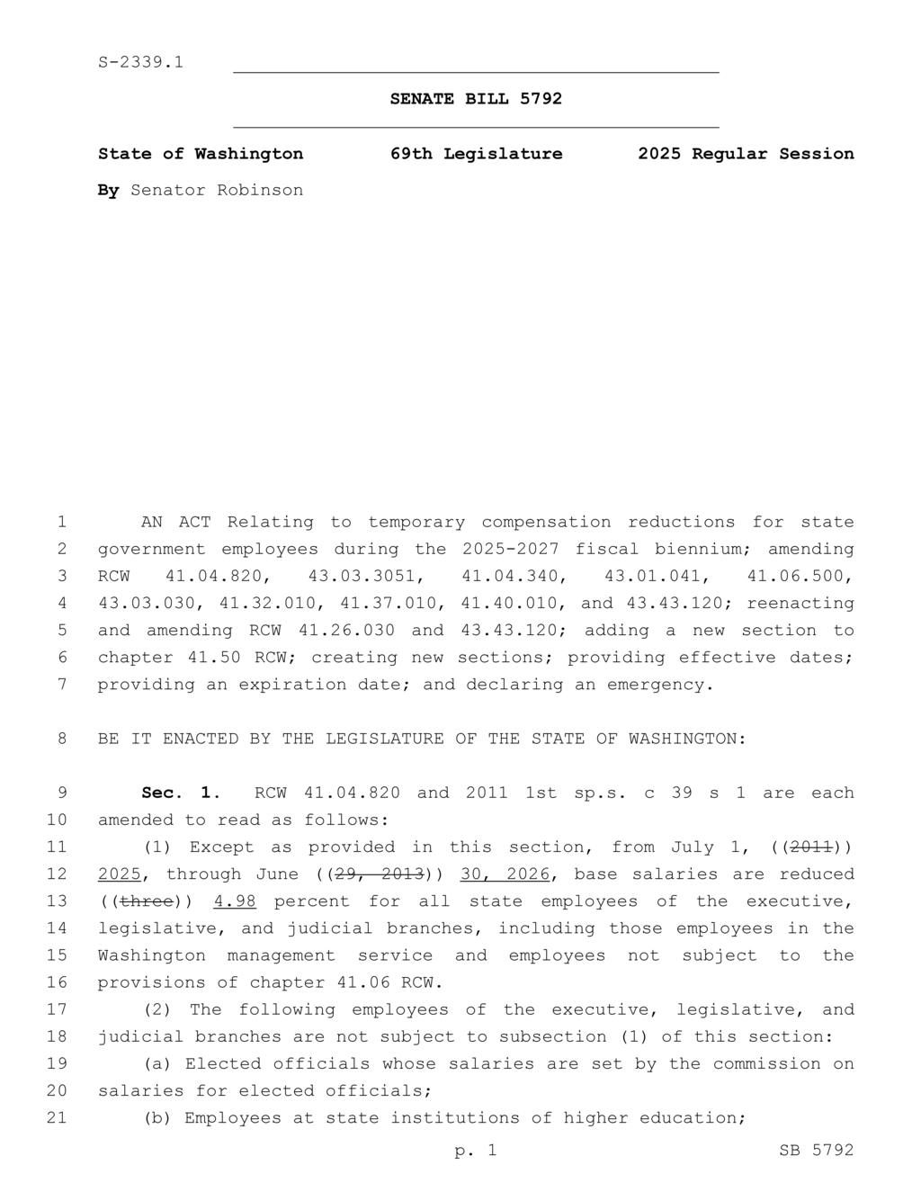 Washington state reformulates public safety retirement plans for healthcare workers