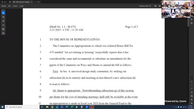 House Appropriations strips appropriations, tax credits from housing bill; makes program duties contingent on budget