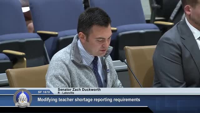 Senate Bill 1670 aims to redefine teacher shortage metrics in Minnesota