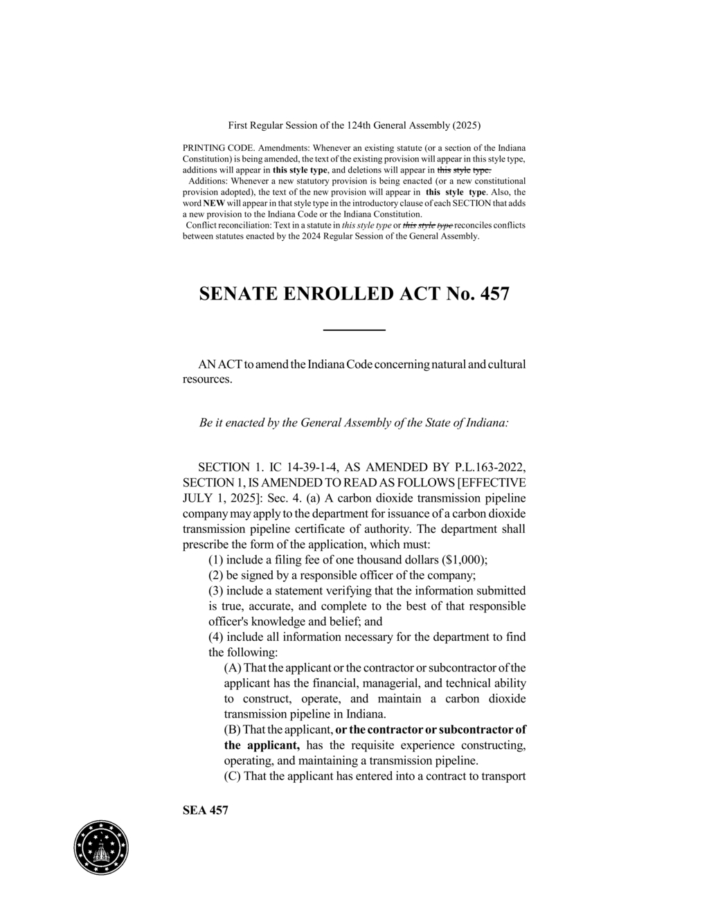 State Department outlines carbon sequestration application review process changes