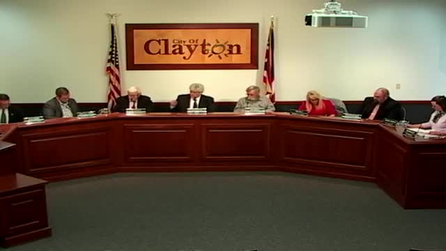 Clayton council approves curb repairs, fleet leases, fire contract, medic purchase and several maintenance contracts