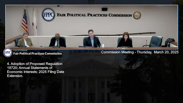 FPPC extends 2025 annual Form 700 filing deadline for Los Angeles County officials to June 2