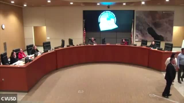 Three Coachella Valley Unified board members sworn in; brief remarks follow