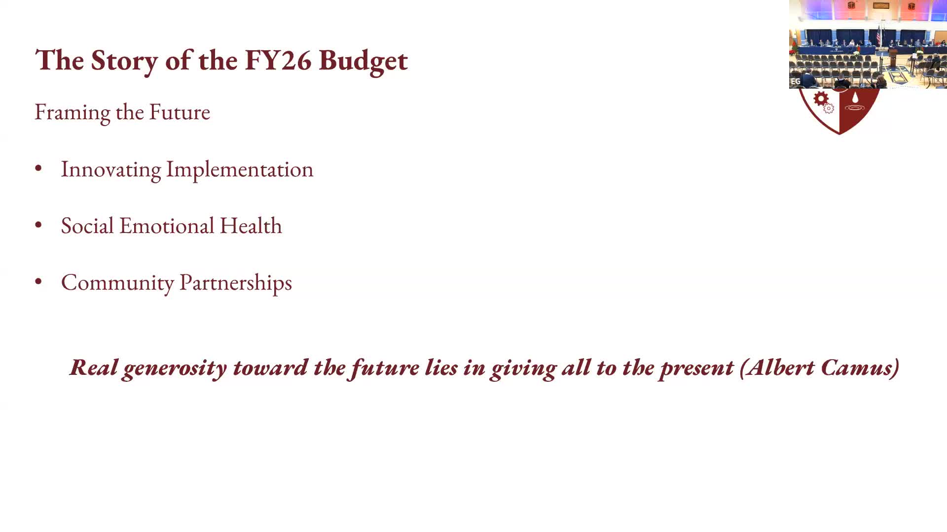 Superintendent outlines East Greenwich public schools FY26 budget focused on student well-being