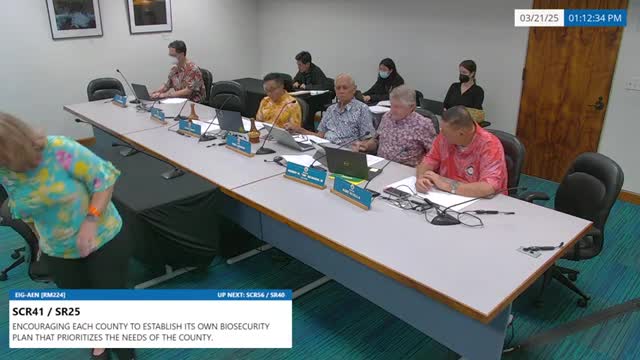 Committees pass resolutions urging U.S. government to develop national biodiversity strategy; written support entered